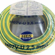 Hes Sarı Yeşil 2.5 mm 100 mt Nya Kablo