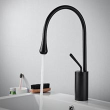 Hesaplı Çarşı Siyah Milano Lavabo Bataryası