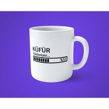 Hesaplısı Burada Küfür Yükleniyor Baskılı Kupa Bardak