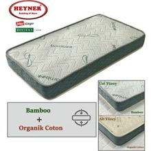 Heyner Coffee Bamboo Ortopedik Yaylı 80x190 cm Yatak