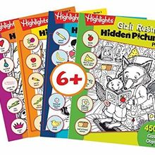 Highlights 491255-488378-485129-482254 Hidden Pictures Gizli Resimler 4'lü Puzzle