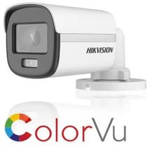Hikvision DS-2CE10DF0T-LPFS 2 MP 2.8 mm Colorvu 20 mt IP 67 HD-TVI Dahili Ses IR Bullet Kamera