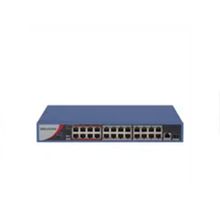 Hikvision DS-3E0326P-E(B) 24 Port Poe Yönetilemez Switch