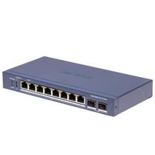 Hikvision DS-3E1510P-EI/M-8P2F 8 Port Gigabit PoE Switch