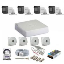 Hikvision Haikon 2 mp 1 tb HDD 4 Kameralı AHD TVI Kamera Seti HD Hazır Set