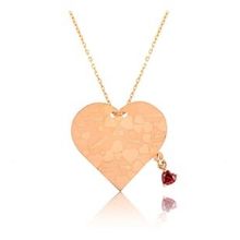 HİLALSHOP 925 Ayar Kalpli Aşk Sözleri Kadın Gümüş Kolye