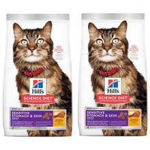 Hills Feline Sensitive 2x1.5 kg Tavuklu Yetişkin Kuru Kedi Maması