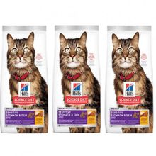 Hills Feline Sensitive 3x1.5 kg Tavuklu Yetişkin Kuru Kedi Maması
