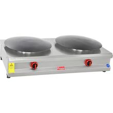 Himaksan Endüstriyel Lpg Tüplü Çiftli 55'lik Set Üstü Gözleme Ocağı
