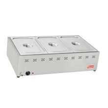 Himaksan HMK-BSÜE3 Endüstriyel Tip Elektrikli Set Üstü 3 Gözlü Benmari