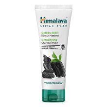 Himalaya Herbals Detoks Etkili Arındırıcı Aktif Kömür Yeşil Çay Parabensiz Fitalat İçermez Tüm Ciltler İçin 75 ml Yüz Maskesi