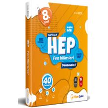 Hiper Zeka LGS 8. Sınıf Haftalık HEP Fen Bilimleri 40 Deneme