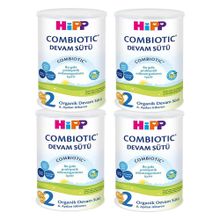 Hipp 2 Organik Combiotic 6+ Ay 4x350 gr Çoklu Paket Bebek Devam Sütü