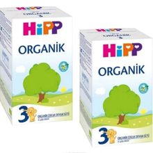 Hipp 3 2x600 gr Organik Devam Sütü