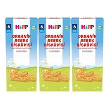 Hipp 3x180 gr Organik Bebek Bisküvisi
