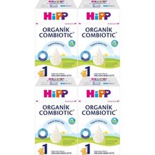 Hipp No:1 Organik Combiotic 4x600 gr 0-6 Ay Bebek Sütü