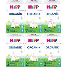Hipp No:2 Organik Keçi Sütü Bazlı 6. Aydan İtibaren 6x400 gr Devam Sütü