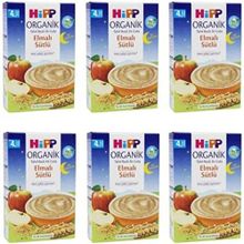 Hipp Organik İyi Geceler Elmalı Sütlü 6x250 gr Kaşık Mama