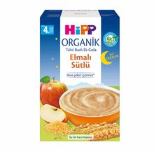 Hipp Organik İyi Geceler Yulaflı Elmalı Sütlü 3x250 gr Kaşık Mama
