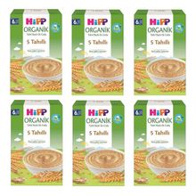 Hipp Tahıl Bazlı 200 gr 6'lı Organik 5 Tahıllı Kaşık Maması