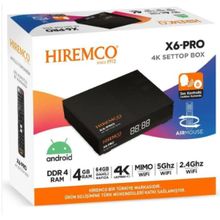 Hiremco X6 Pro 64 GB 4K Android TV Box