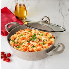 Hisar Optima Granit 26 cm Basık Tencere
