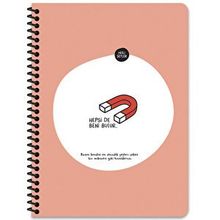 Hisli Şeyler Hepsi De Beni Bulur 165x225 80 Yaprak Çizgili Stickerlı Defter