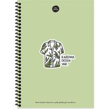 Hisli Şeyler Karizma Desen Var 100 Yaprak Çizgili Defter