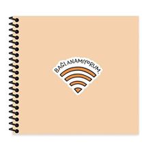 Hisli Şeyler Yaprak Çizgili Bağlanamıyorum Defter