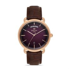 Hislon Classic CL203R-06KR Kahverengi-Bordo Erkek Kol Saati