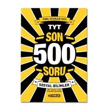 Hız Yayınları 2020 YKS TYT Sosyal Bilimler Son 500 Soru