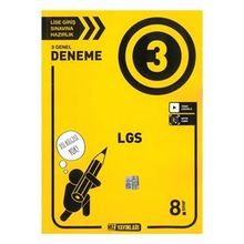 Hız Yayınları - 8. Sınıf Tüm Dersler 3 Deneme Sınavı
