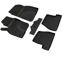 HLP Ford Focus 3 Refref 4D 2011-2014 Siyah Havuzlu Kauçuk Paspas