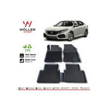 HLP Honda Civic FC5 Paspas 2016 2021 Arası 3d Havuzlu Wöller Paspas