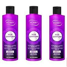 Hobby 3x250 ml Mor Şampuan