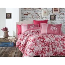 Hobby Home Amalia Bordo Pamuk Saten Çift Kişilik Nevresim Takımı