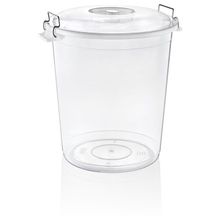 Hobby Life Plastik 3 No Şeffaf Kilitli 45 lt Bakliyat Kovası