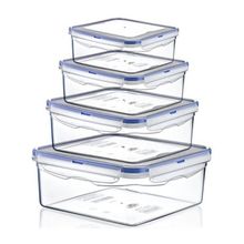 Hobby Life Plastik Kare Sızdırmaz 4'lü Saklama Kabı