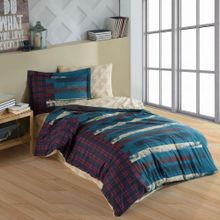 Hobby Vivaldi Yeşil Tek Kişilik Poplin 100x100 cm Nevresim Takımı