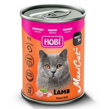 Hobi 20x400 gr Maxicat Kuzu Etli Yetişkin Kedi Konservesi