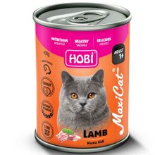 Hobi 400 gr Maxicat Kuzu Etli Yetişkin Kedi Konservesi