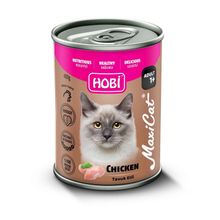Hobi 400 gr Maxicat Tavuklu Kedi Konserve Mama