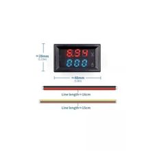 Hobi Mekatronik DC 100V 10A Dijital Voltmetre Dijital Ampermetre