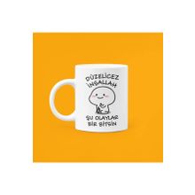 Hobi Shop Düzelicez Inşallah Şu Olaylar Bir Bitsin Baskılı Mood Seramik Kupa Bardak
