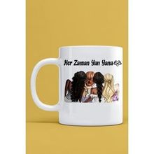 Hobi Shop Her Zaman Yan Yana Yazılı 4 Arkadaş Temalı Beyaz Kupa Bardak