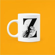 Hobi Shop Z Harfi Baskılı Seramik Beyaz Kupa