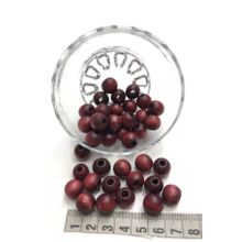 Hobigram Bordo Ahşap Boncuk