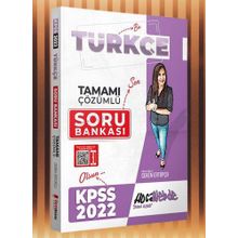 HocaWebde Yayınları 2022 KPSS Türkçe Tamamı Çözümlü Soru Bankası