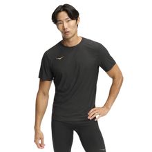 Hoka 1175771-BKGD Airolite Short Sleeve 2.0 Siyah Erkek Koşu T-Shirt