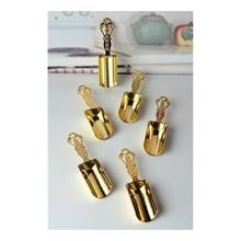 Homecare 715869 Vintage El Yapımı Gold 6'lı Baharat Ölçü Kaşığı Seti